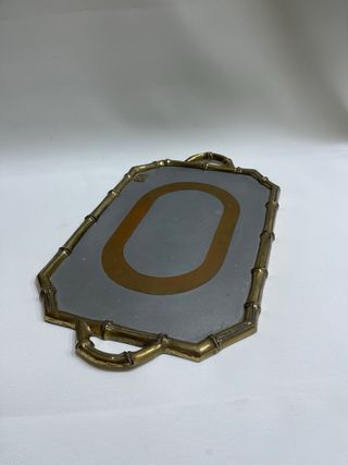 Bandeja latón bambú David Marshall