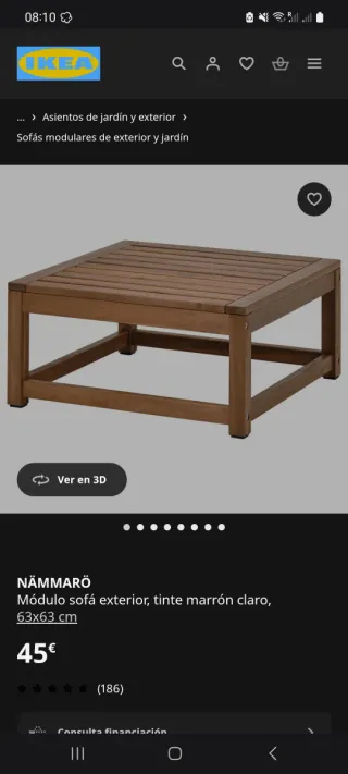 Muebles exterior terraza Nammaro