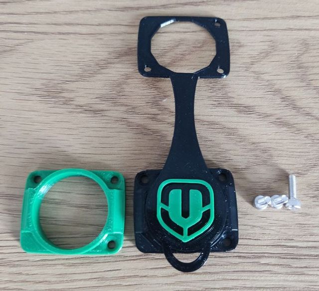 Coperchio della porta di ricarica verde scuro Mondraker