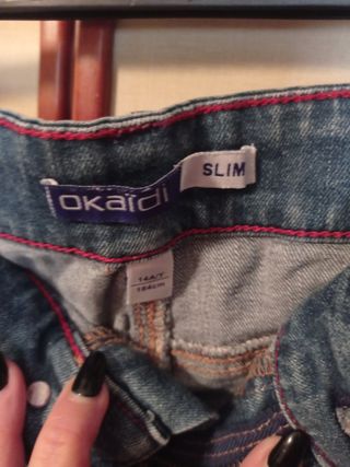 Pantaloncini denim ragazza 14
