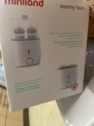 Miniland Warmy Twin: Esterilizador y Calienta Bibe