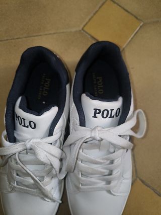 Zapatillas Ralph Lauren blancas 34.5