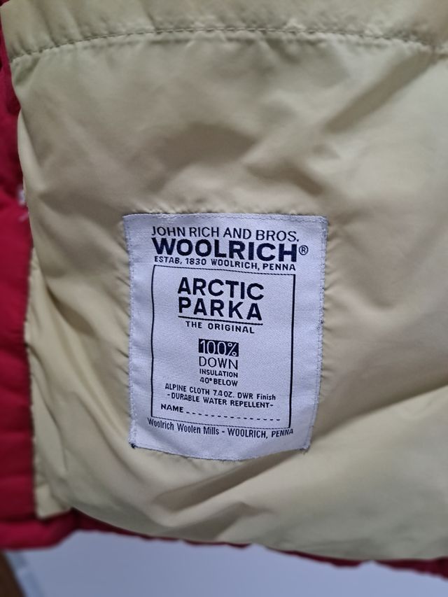 Giacca Woolrich donna TG L rossa