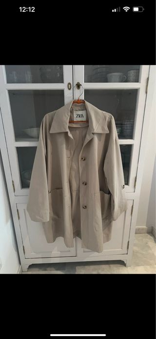 Trench oversized zara 