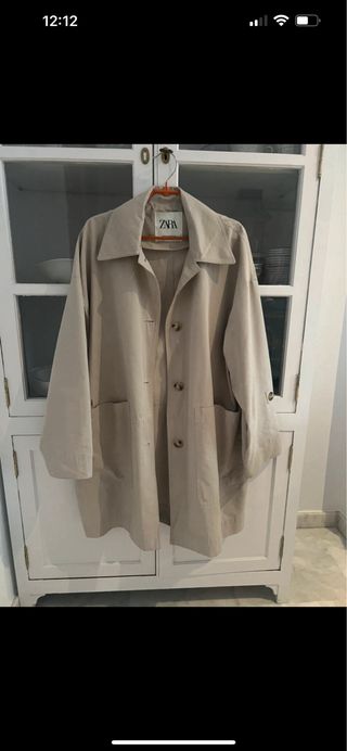 Trench oversized zara 