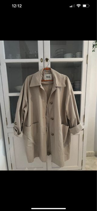 Trench oversized zara 