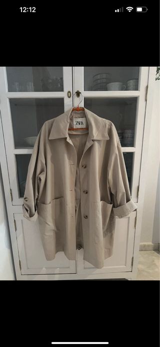 Trench oversized zara 