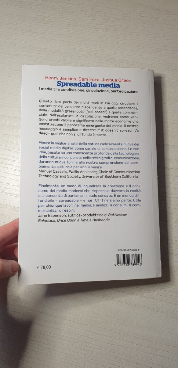 Libro "Spreadable media..." - H. Jenkins