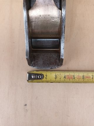 Cepillo de carpintero, luthier Buck, S. XIX.
