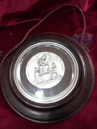 Vintage immagine sacra Madonna Pompei