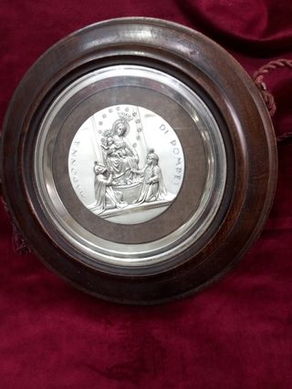 Vintage immagine sacra Madonna Pompei