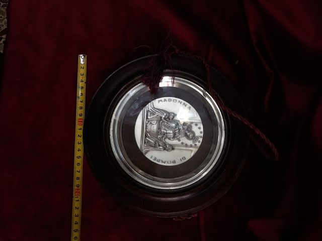 Vintage immagine sacra Madonna Pompei