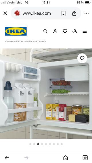 Frigorifico pequeño TILLREDA Ikea