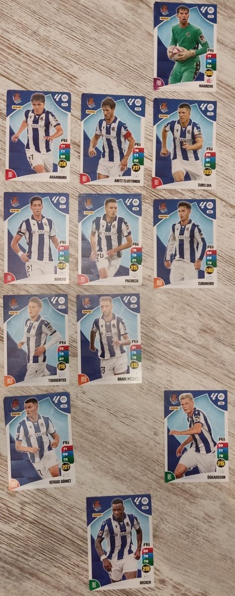 Cromos ADRENALYN XL 24-25