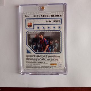 Cromo autografo Gary lineker