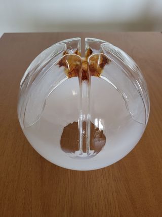 Boccia in vetro lampadario vintage