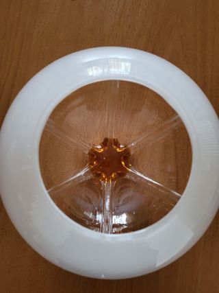 Boccia in vetro lampadario vintage