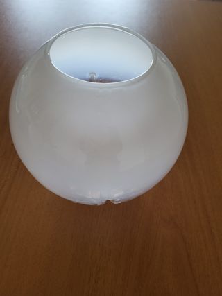 Boccia in vetro lampadario vintage