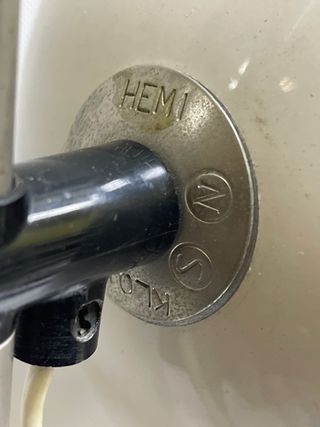LÁMPARA DE PIE o sobremesa Klot 1" Hemi años 70.