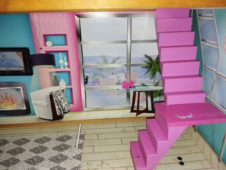 Casita de muñecas madera