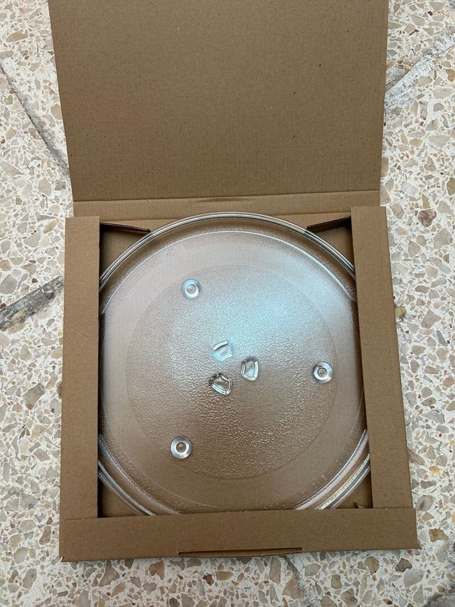 plato para microondas 27cm nueva