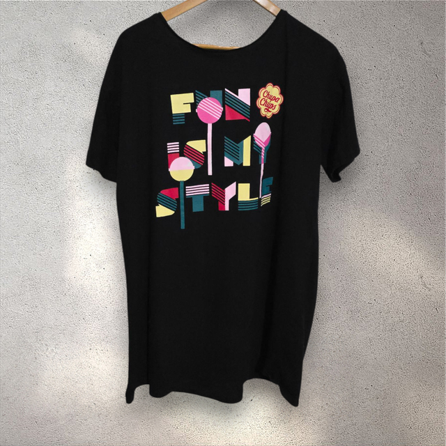 Chupa Chups Black T-Shirt My Style Ref-72100