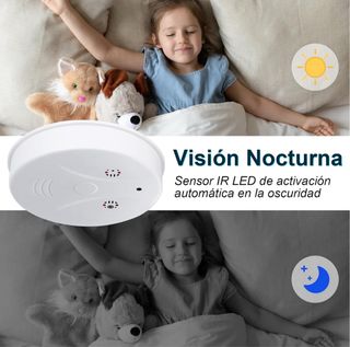 Camara oculta en detector de humos