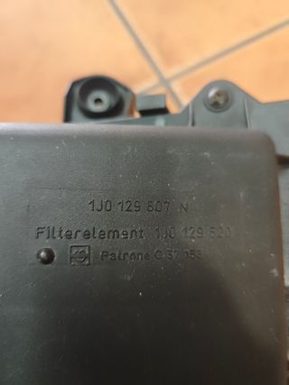 Caja de filtro Volkswagen