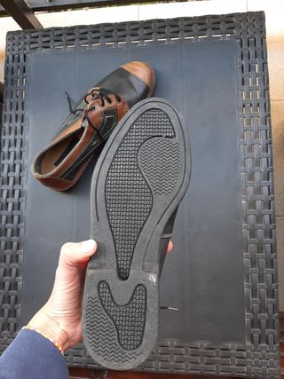 Zapatos de cordones piel vintage