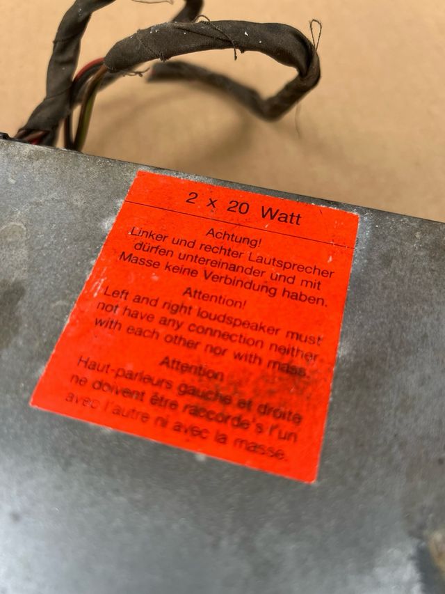 Radio Becker Avus Mercedes