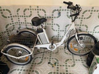 Triciclo Per Adulti 20 Pollici - 8 Velocità Con Cestino Per La Spesa - Foto 3