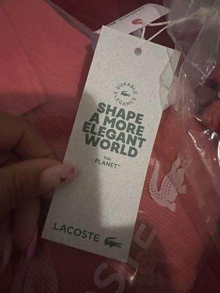 Polo Lacoste Mujer Slim Fit – Talla 34 (XS) – NUEV