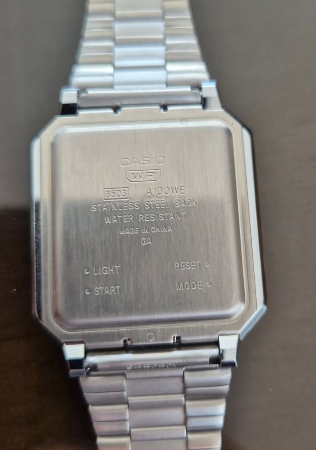 Casio plateado 3503 - A100WE