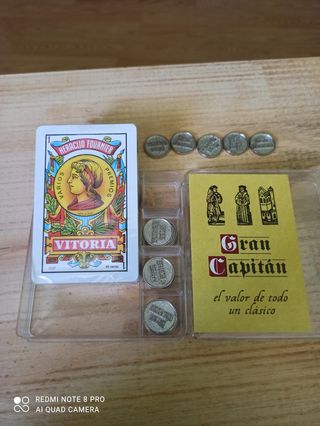 Juego de cartas mus. 