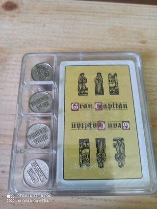 Juego de cartas mus. 