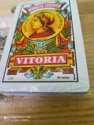 Juego de cartas mus. 