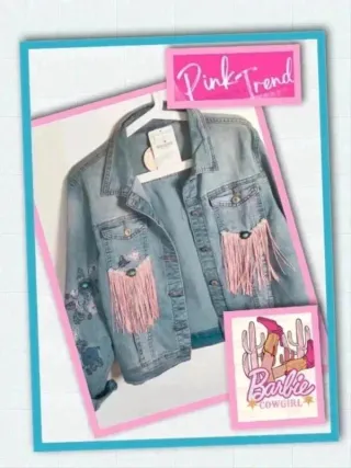 super cazadora vaquera cowgirl romántica tendencia
