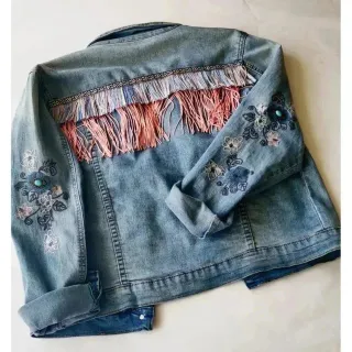 super cazadora vaquera cowgirl romántica tendencia