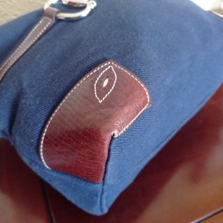 Bolso azul marino y cuero de GEORGES REC