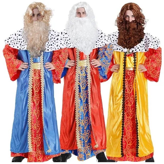 3 Reyes Mago Baltasar Melchor Gaspar Adulto M-L-XL