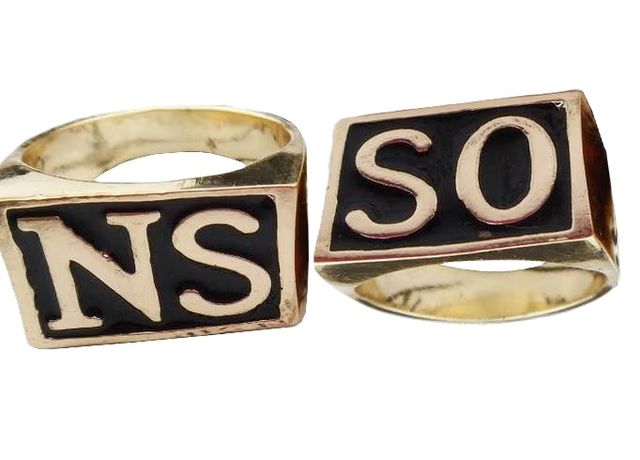 2 ANELLI SON OF ANACHY COLORE DORATO & ARGENTATO