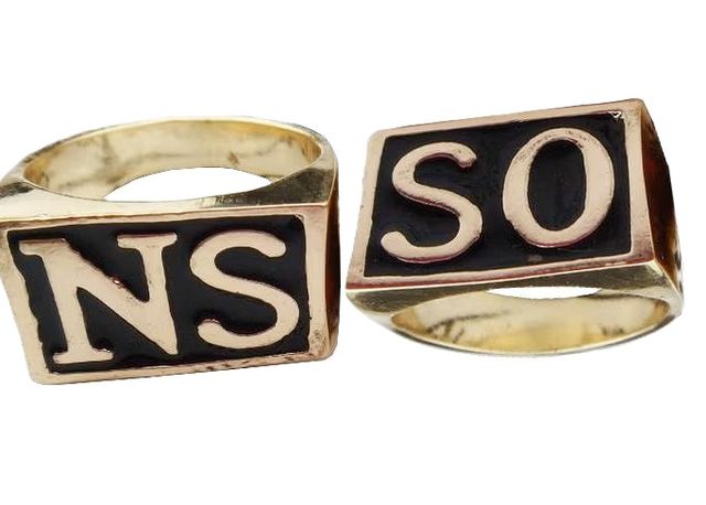 2 ANELLI SON OF ANACHY COLORE DORATO & ARGENTATO