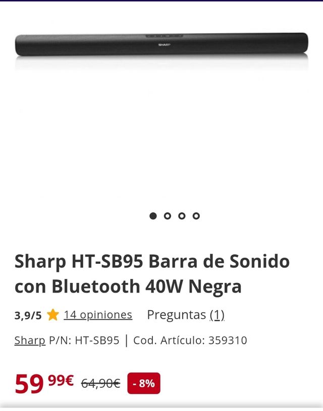 Barra de sonido