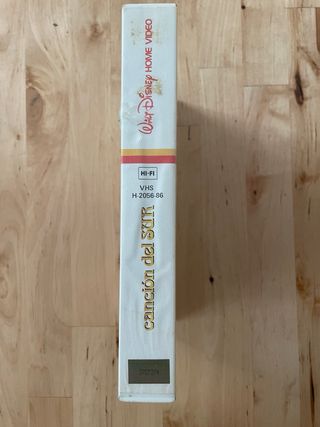 Canción del Sur VHS Edición 1986