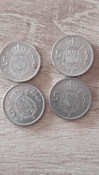 Monedas 5 pesetas España 1982