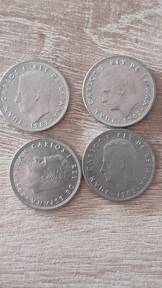 Monedas 5 pesetas España 1982
