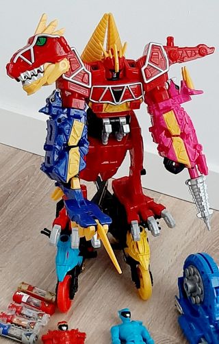 Lote power rangers dino charge bandai
