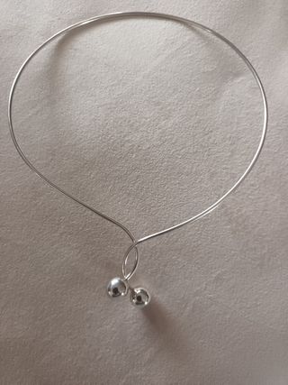 Gargantilla plata de ley