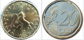 moneta 20 c slovenia 2022