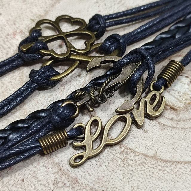 Bracciale Love quadrifoglio